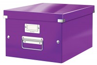 LEITZ Click & Store Ablagebox A4, 60440062, violett metallic