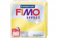 FIMO Pâte à modeler Effect 57g translucent jaune, 11111104