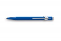 CARAN D'ACHE Stylo à bille 849 Metall bleu, refill., écriture bleu, 849.160