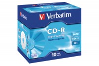 VERBATIM CD-R Jewel 90MIN/800MB 48x 10 Pcs, 43428