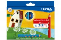 LYRA Crayon de couleur Groove 12 couleurs, 3831120