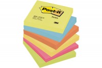 POST-IT Bloc Super Sticky Rio 5-couleurs, 6x90 flls. 76x76mm, 6546SSRIO