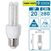 LED-Leuchte mit E27 Sockel, 6 Watt (entspricht ca. 45 Watt), warmwhite
