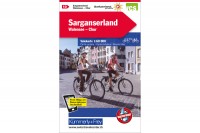 KÜMMERLY+FREY Carte vélo 1:60'000 Sarganserland-Walensee-Chur, 325900529