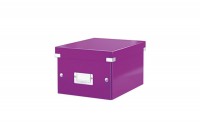 LEITZ Click & Store Box de range. A5 violet metallic, 60430062