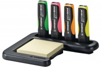 STABILO Textmarker GREEN BOSS 2-5mm 4-couleurs, 6070/04