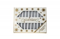 STEINHART Baumkerzen 100x13mm, 02390-03, silber 20 Stück STEINHART Baumkerzen 100x13mm, 02390-03, silber 20 Stück