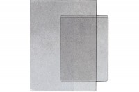 BÜROLINE Ausweishüllen einfach A4 transparent, glatt, 622006