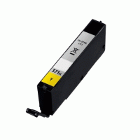 Tintenpatrone XL yellow, 12.2 ml. NEW! MIT CHIP, kompatibel zu Canon CLI-571YXL