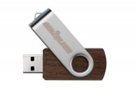 DISK2GO USB-Stick wood 64GB, 30006663, USB 3.0