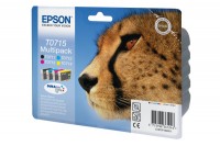 Epson Tintenpatrone gelb cyan magenta schwarz 810 Seiten (C13T07154012, T0715)