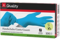 QUALITY Gants Nitril XL bleu 100 pcs., 975760