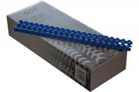 GOP Plastikbinderücken 10mm, blau 100 Stück, 020734