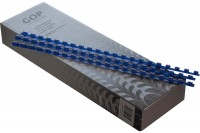 GOP Plastikbinderücken 6mm, blau 100 Stück, 020724