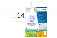 HERMA Etiquettes adress. 99,1x38,1mm recycling 1400 pcs., 10826