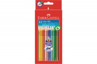 FABER-CASTELL Farbstifte Colour GRIP, 112412, 12 Farben FABER-CASTELL Farbstifte Colour GRIP, 112412, 12 Farben