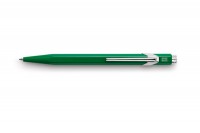 CARAN D'ACHE Stylo à bille 849 Metall vert, refill., écriture bleu, 849.210