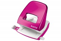 LEITZ Bürolocher NeXXt WOW 8cm/5.5mm, 50082023, pink metallic für 30 Blatt