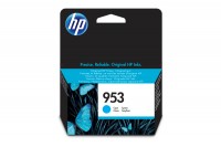 HP Cart. d'encre 953 cyan OfficeJet Pro 8710 700 p., F6U12AE