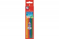 FABER-CASTELL Farbstifte Colour GRIP, 112406, 6 Farben FABER-CASTELL Farbstifte Colour GRIP, 112406, 6 Farben