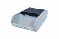 HELIT Visitenkartenbox, H6218098, schwarz/grau 67x136x240mm