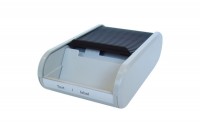 HELIT Visitenkartenbox, H6218098, schwarz/grau 67x136x240mm HELIT Visitenkartenbox, H6218098, schwarz/grau 67x136x240mm