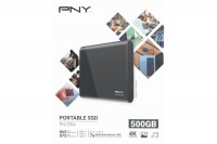 PNY Pro Elite USB 3.1 Gen 2 500GB Type-C Portable SSD dark-grey, PSD0CS206