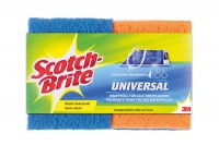 SCOTCH-BRITE Universal Schwamm, SB617/2, blau/orange 2 Stück SCOTCH-BRITE Universal Schwamm, SB617/2, blau/orange 2 Stück