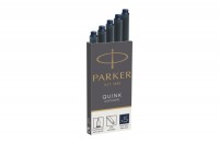 PARKER Tintenpatrone Quink Z 44, 1950385, schwarz-blau  5 Stück