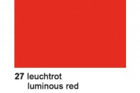 URSUS Carton affiche 48x68cm 380g, rouge, 1002527