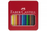 FABER-CASTELL Farbstifte Jumbo Grip, 110916, 16 Farben Metalletui FABER-CASTELL Farbstifte Jumbo Grip, 110916, 16 Farben Metalletui