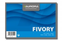 AURORA Cartes-fiche quadrillées A5 blanc 100 pcs., 42840