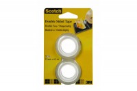 SCOTCH Tape refill 665 12mmx6.3m, 136-1263R, doppelseitig/2 Rollen