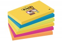 POST-IT Bloc Super Sticky Rio 5-couleurs,6x90 flls. 127x76mm, 6556SSRIO