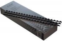 GOP Plastikbinderücken 6mm, schwarz 100 Stück, 020721