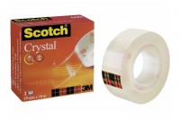 SCOTCH Crystal Tape 600 19mmx10m, 600-1910R, kristallklar