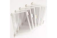 T-DISPLAY Drehtaschen Tarifold A4, 6114002, weiss, 5 index Tabs 50mm