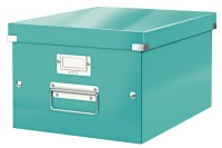 LEITZ Click & Store Ablagebox A4, 60440051, eisblau metallic