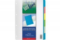 BÜROLINE Répertoires carton couleur A4 6 pcs., 604191