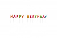 NEUTRAL Kerzen-Set Happy Birthday, 550114,