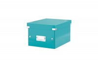 LEITZ Click & Store Ablagebox A5, 60430051, eisblau metallic