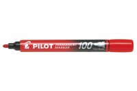 PILOT Permanent Marker 100 1mm, SCA-100-R, Rundspitze  rot