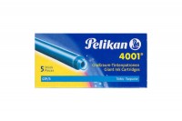 PELIKAN Encre 4001 GTP/5 turquoise 5 pcs., 310656