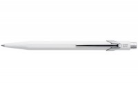 CARAN D'ACHE Kugelschreiber 849 Metall, 849.001, weiss, refill, Schrift blau CARAN D'ACHE Kugelschreiber 849 Metall, 849.001, weiss, refill, Schrift blau