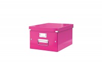 LEITZ Click & Store Ablagebox A4, 60440023, pink metallic