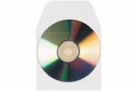 3L Pochettes p. CD/DVD 127x127mm PP, transp., autocoll. 10 pcs., 6832-10