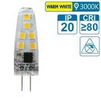 LED-Leuchte mit G4 Sockel, 2 Watt (entspricht ca. 20 Watt), warmwhite