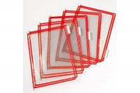 T-DISPLAY Poches Tarifold A4 rouge 5 tabs 50mm 10 pcs., 114003