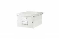 LEITZ Click & Store Ablagebox A4, 60440001, zusammenklappbar weiss