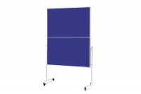 MAGNETOPLAN Moderatorentafel Filz blau, 2111303, klappbar  1200x1500mm